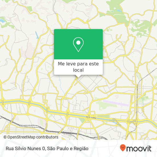 Rua Silvio Nunes 0 mapa