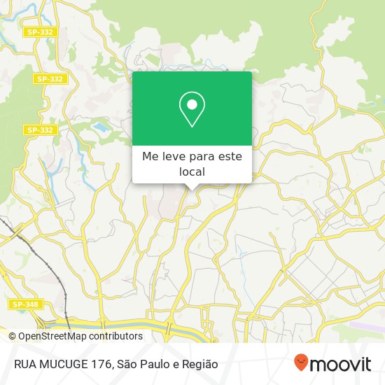 RUA MUCUGE 176 mapa