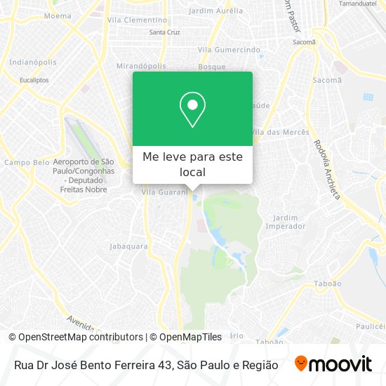 Rua Dr  José Bento Ferreira 43 mapa