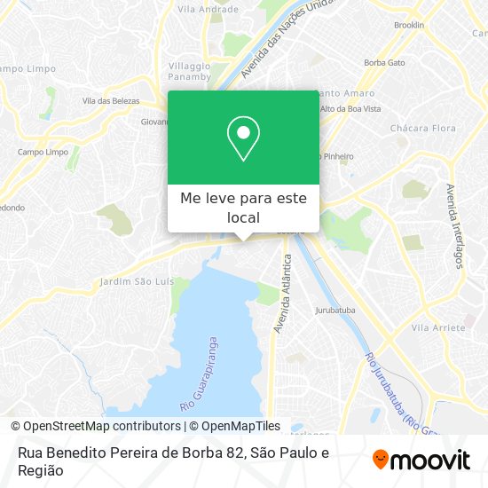 Rua Benedito Pereira de Borba 82 mapa