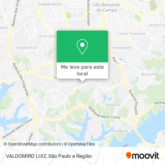 VALDOMIRO LUIZ mapa