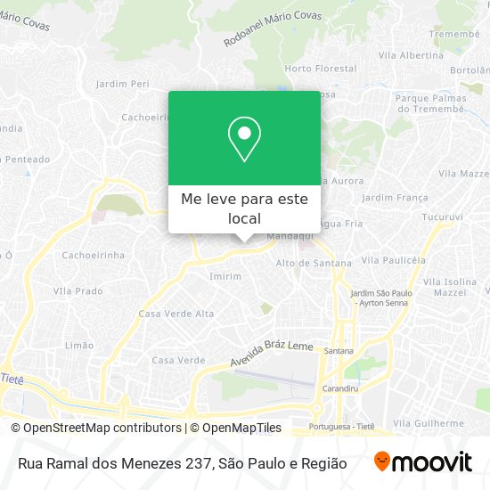 Rua Ramal dos Menezes 237 mapa