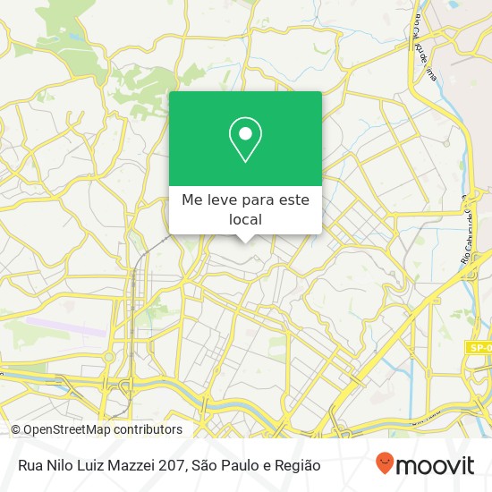 Rua Nilo Luiz Mazzei 207 mapa
