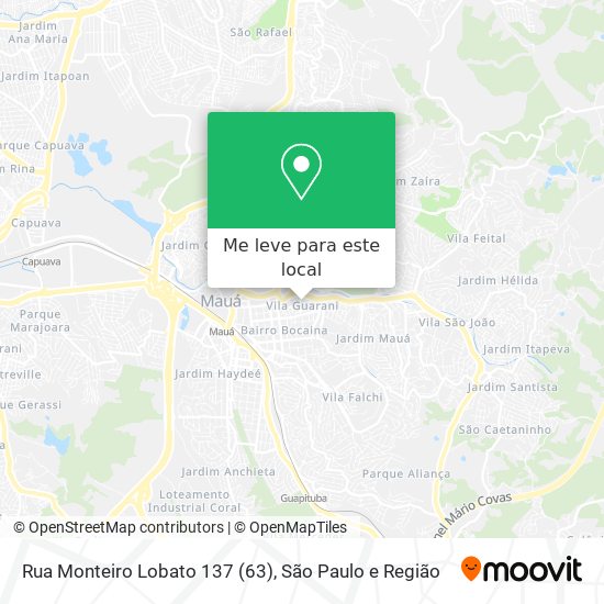 Rua Monteiro Lobato 137 (63) mapa