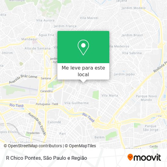 R Chico Pontes mapa