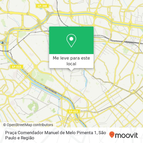 Praça Comendador Manuel de Melo Pimenta 1 mapa