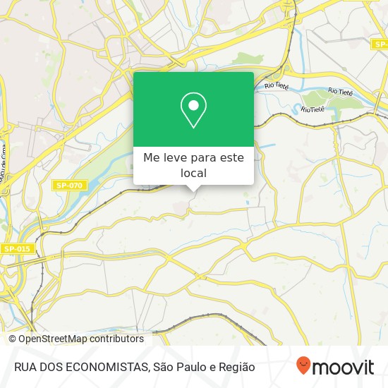 RUA DOS ECONOMISTAS mapa