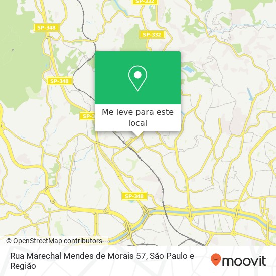 Rua Marechal Mendes de Morais 57 mapa