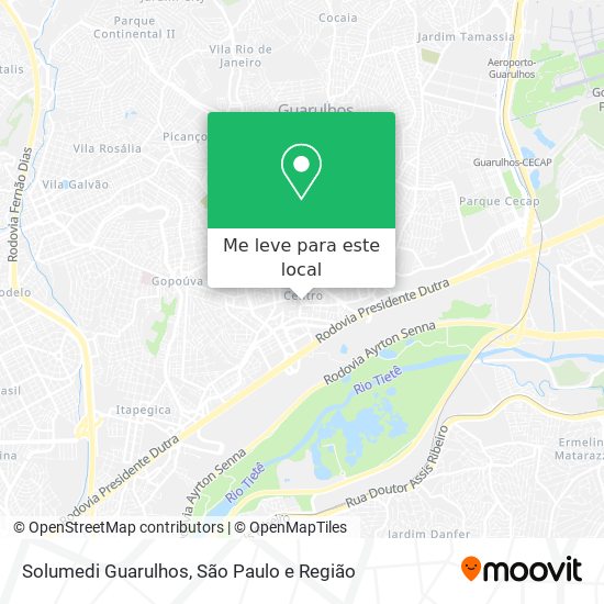 Solumedi Guarulhos mapa