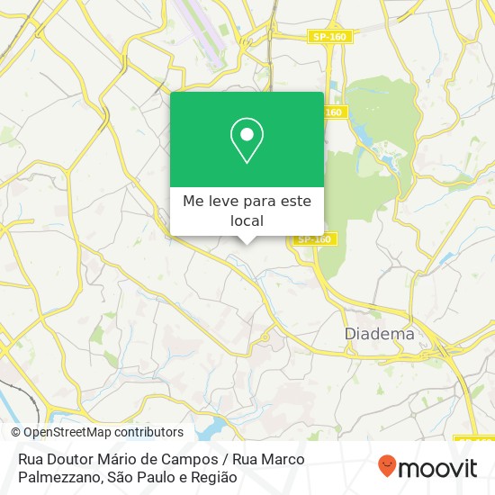 Rua Doutor Mário de Campos / Rua Marco Palmezzano mapa