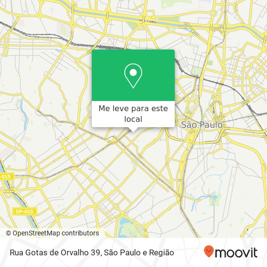 Rua Gotas de Orvalho 39 mapa