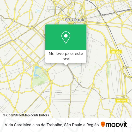 Vida Care Medicina do Trabalho mapa