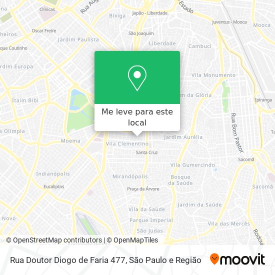 Rua Doutor Diogo de Faria 477 mapa