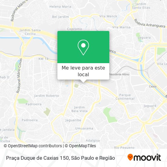 Praça Duque de Caxias 150 mapa