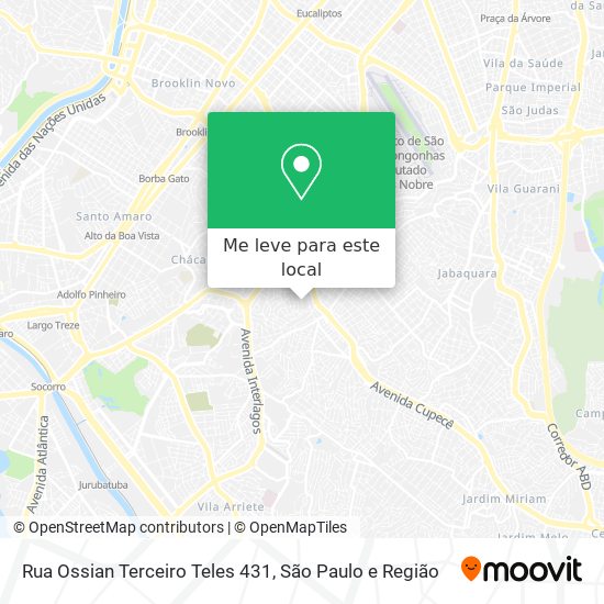 Rua Ossian Terceiro Teles  431 mapa