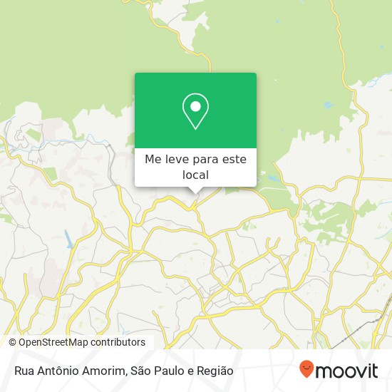 Rua Antônio Amorim mapa