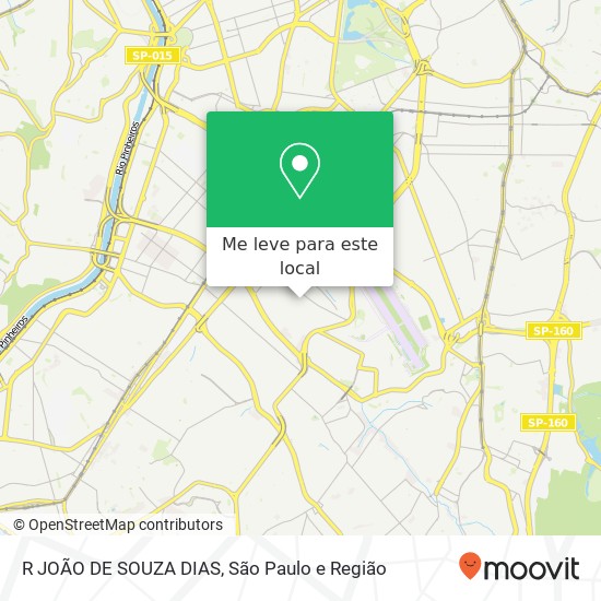 R JOÃO DE SOUZA DIAS mapa