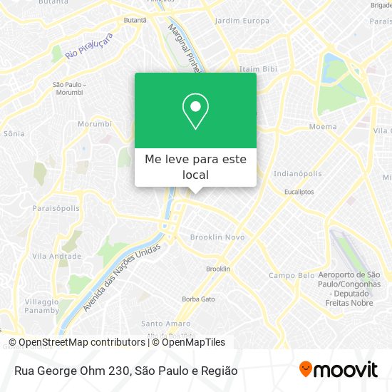 Rua George Ohm  230 mapa