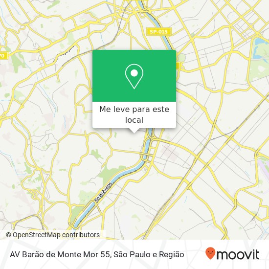 AV Barão de Monte Mor 55 mapa