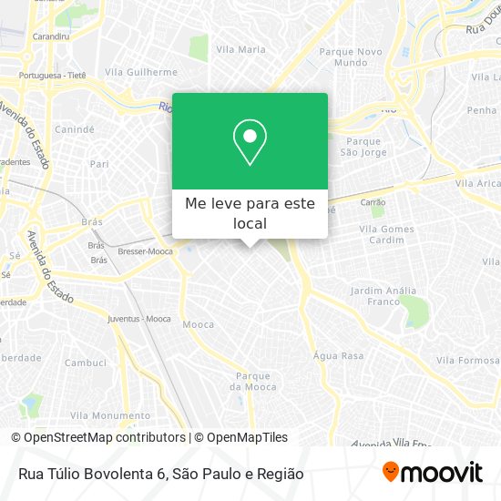 Rua Túlio Bovolenta 6 mapa
