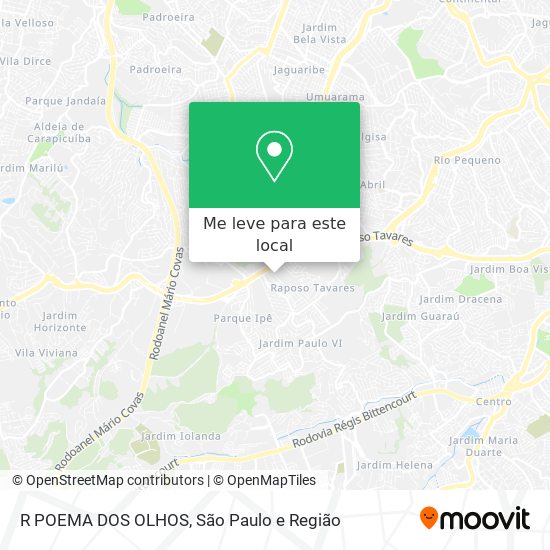 R POEMA DOS OLHOS mapa