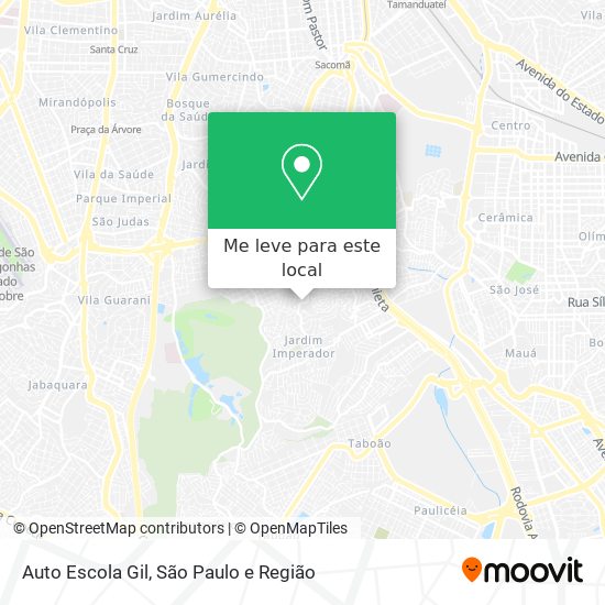 Auto Escola Gil mapa