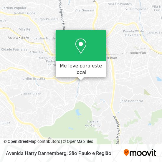 Avenida Harry Dannemberg mapa