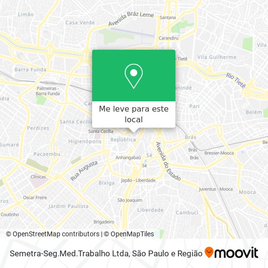 Semetra-Seg.Med.Trabalho Ltda mapa