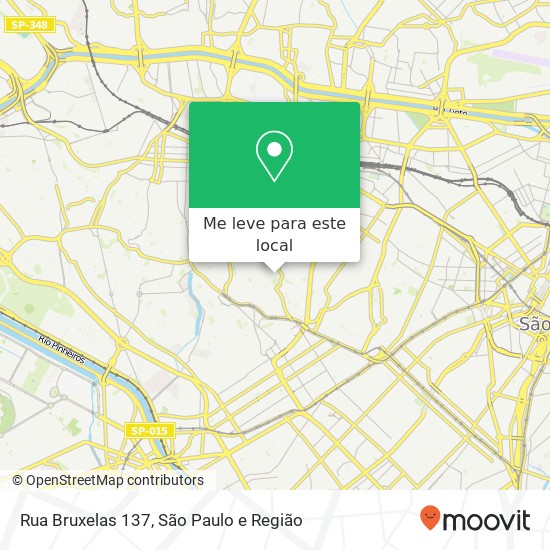Rua Bruxelas 137 mapa