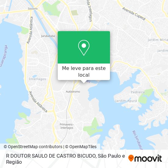 R DOUTOR SAULO DE CASTRO BICUDO mapa