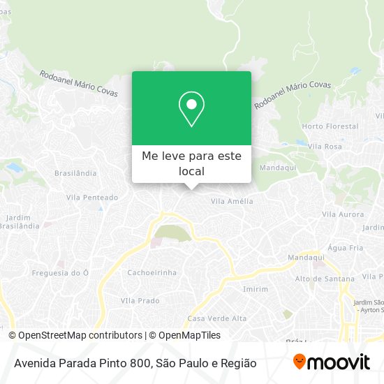 Avenida Parada Pinto 800 mapa