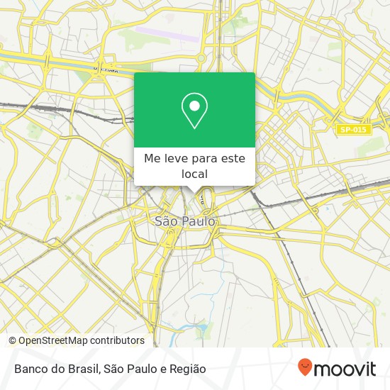 Banco do Brasil mapa