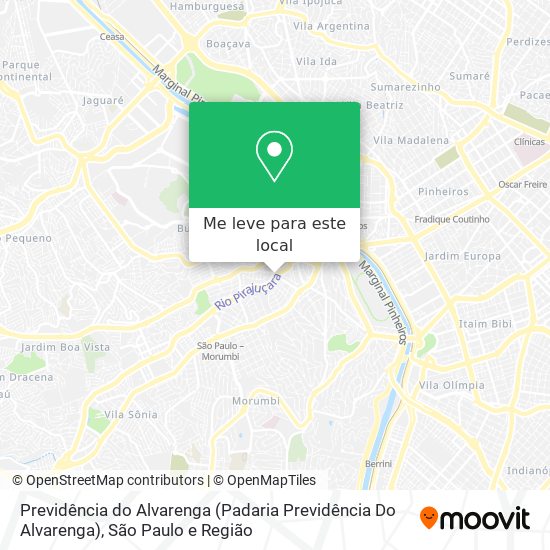 Previdência do Alvarenga (Padaria Previdência Do Alvarenga) mapa