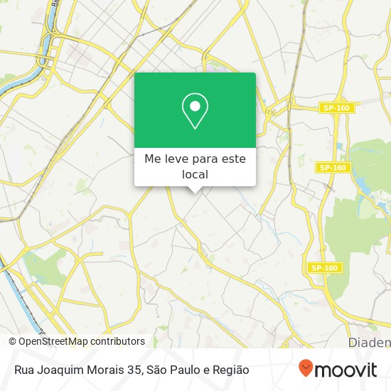 Rua Joaquim Morais  35 mapa