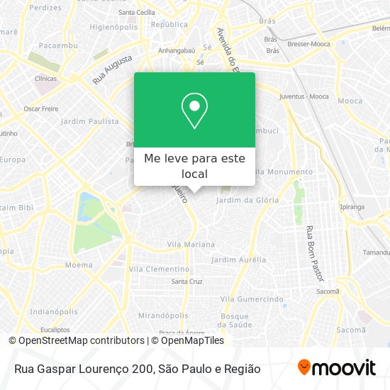 Rua Gaspar Lourenço 200 mapa