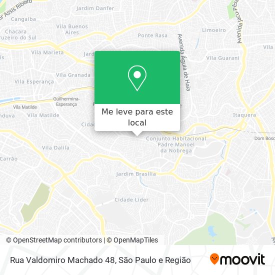 Rua Valdomiro Machado 48 mapa