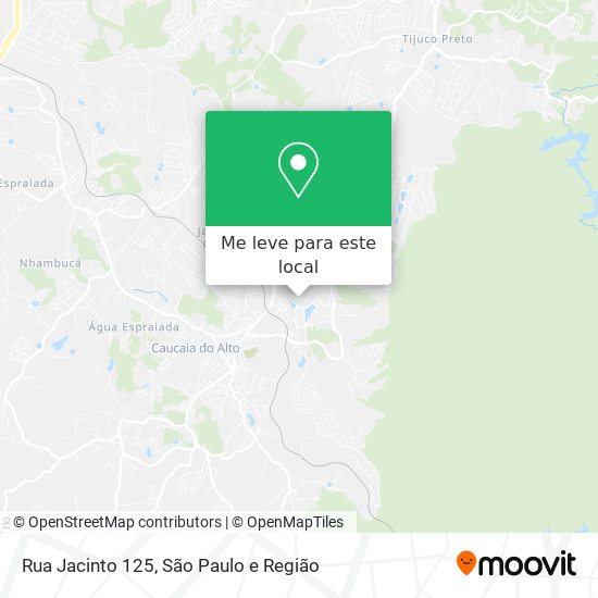 Rua Jacinto 125 mapa