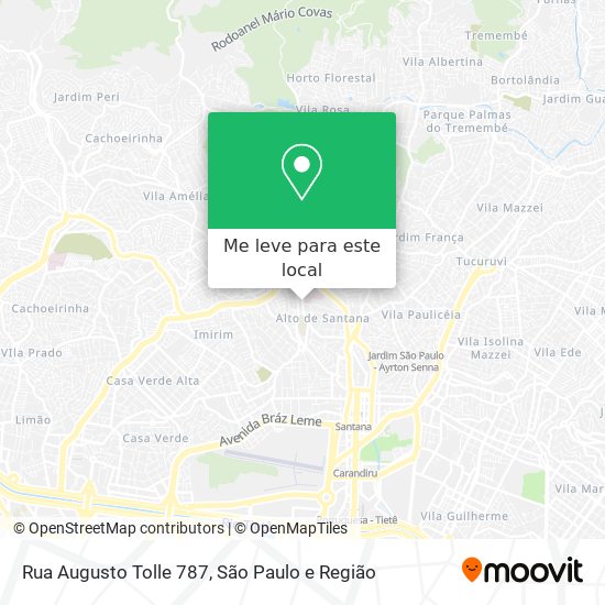 Rua Augusto Tolle 787 mapa