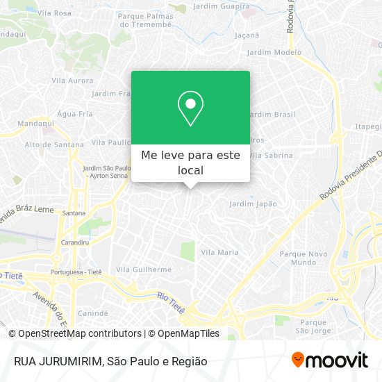 RUA JURUMIRIM mapa