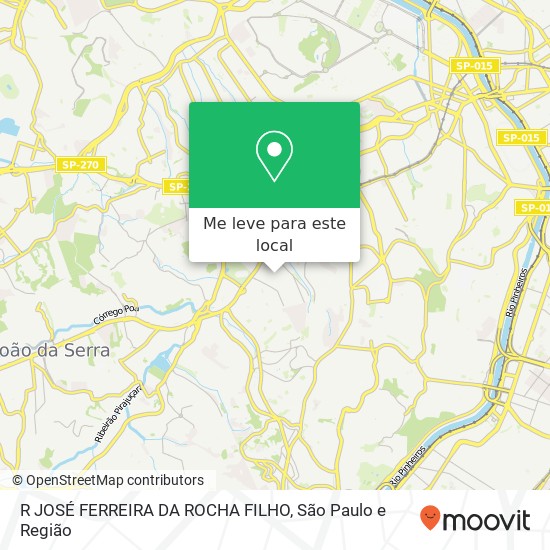 R JOSÉ FERREIRA DA ROCHA FILHO mapa