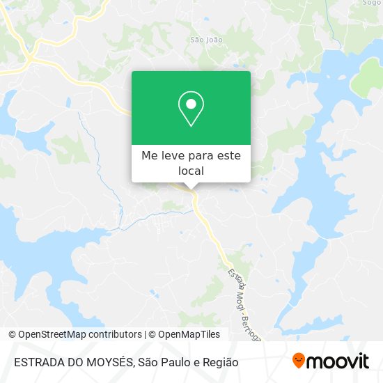 ESTRADA DO MOYSÉS mapa