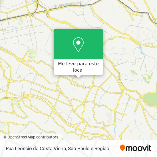 Rua Leoncio da Costa Vieira mapa