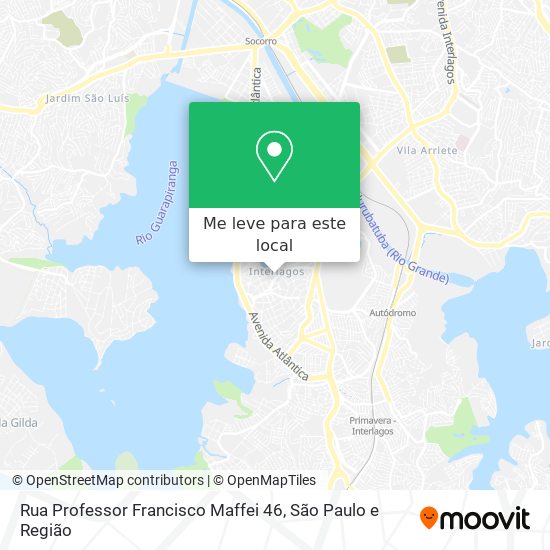 Rua Professor Francisco Maffei 46 mapa