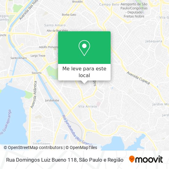 Rua Domingos Luiz Bueno 118 mapa