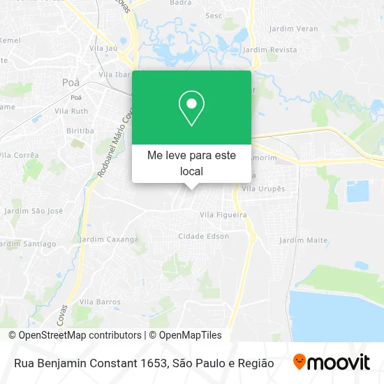 Rua Benjamin Constant 1653 mapa