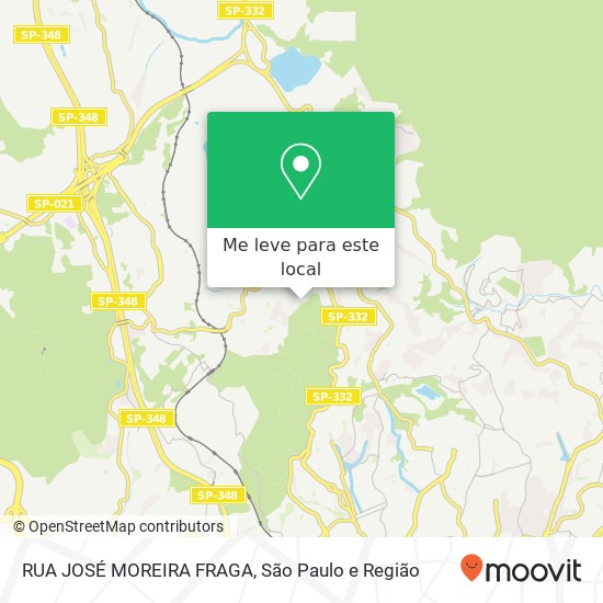 RUA JOSÉ MOREIRA FRAGA mapa