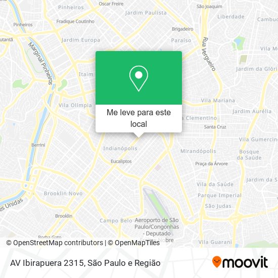 AV Ibirapuera 2315 mapa