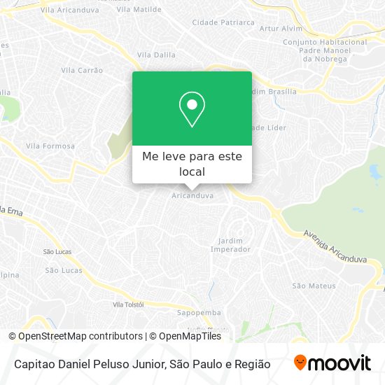 Capitao Daniel Peluso Junior mapa