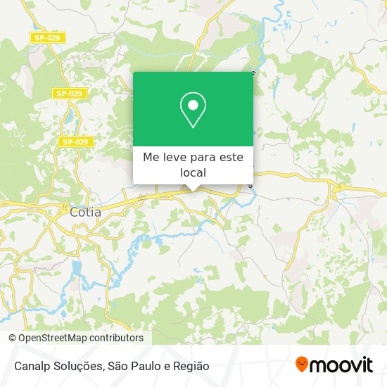 Canalp Soluções mapa