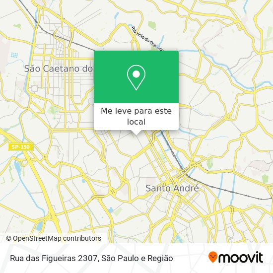 Rua das Figueiras 2307 mapa